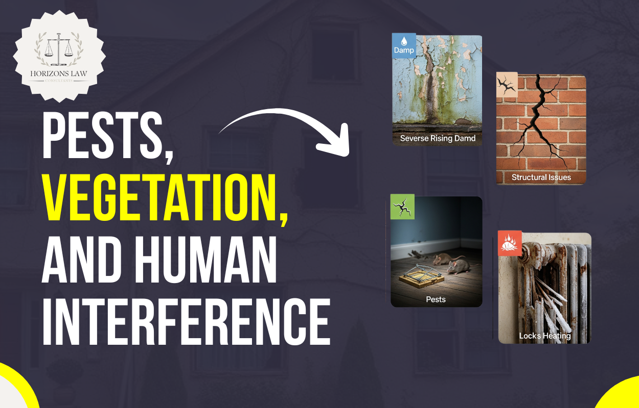 Pests Vegetation and Human Interference