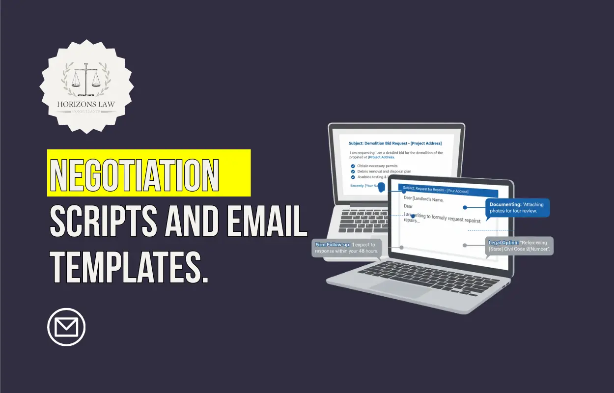 Negotiation scripts and email templates