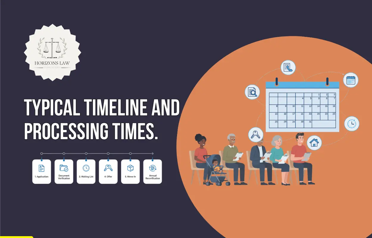 Typical timeline and processing times
