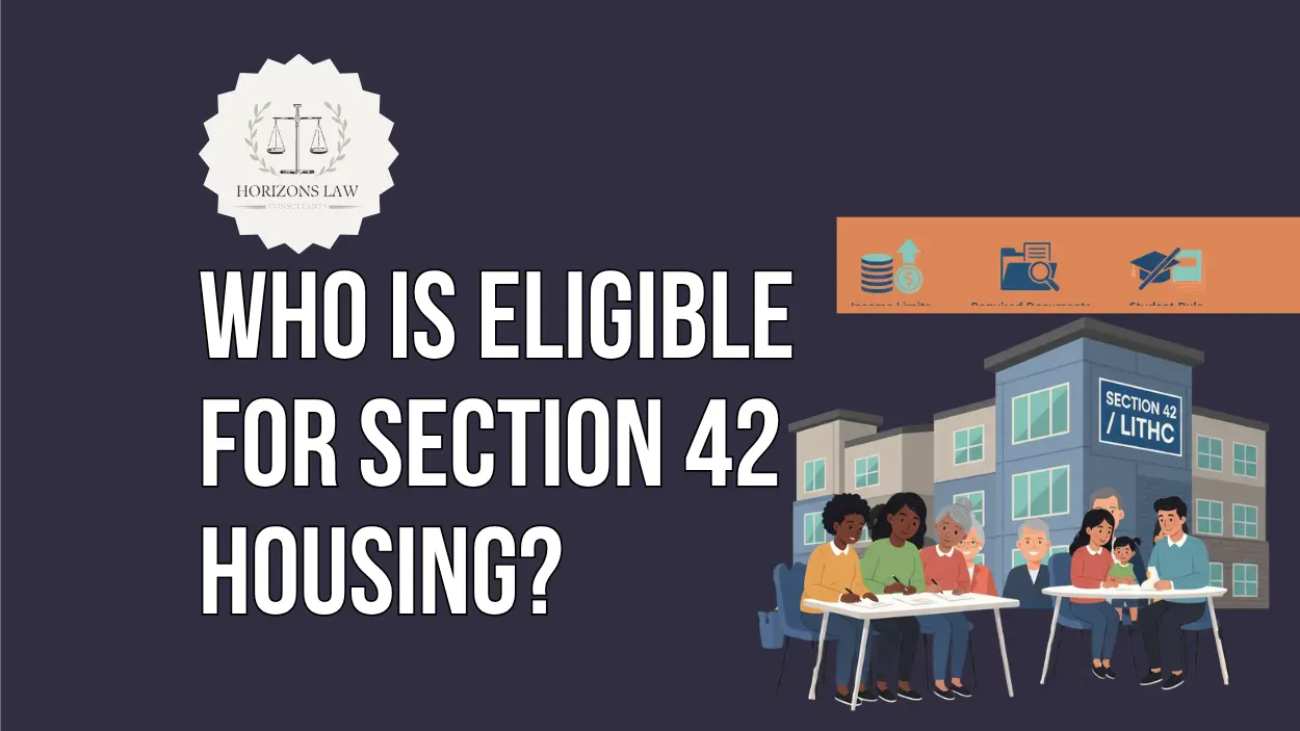 Who is eligible for Section 42 housing