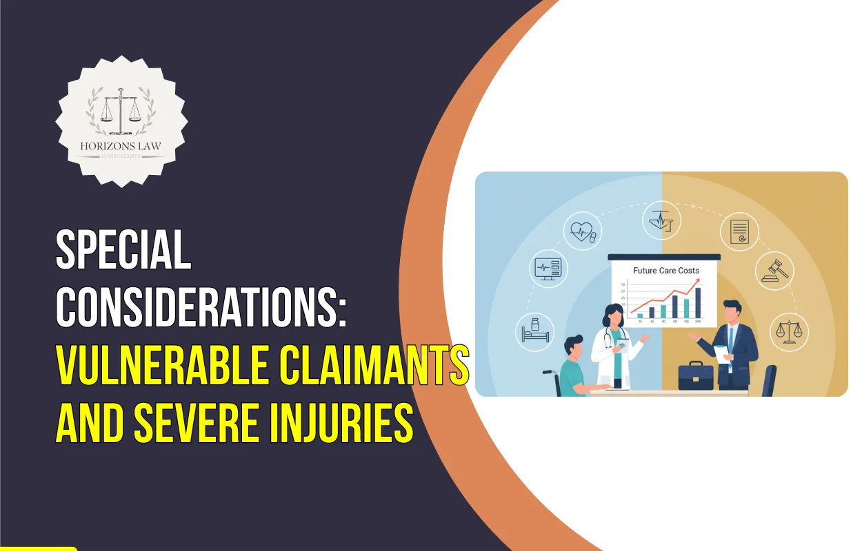 Special considerations vulnerable claimants and severe injuries